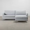 Isku 2,5-sits soffa med fotpall grå