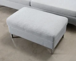 Isku 2,5-sits soffa med fotpall grå