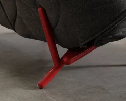 Kartell Foliage 2-sits soffa grå / röd