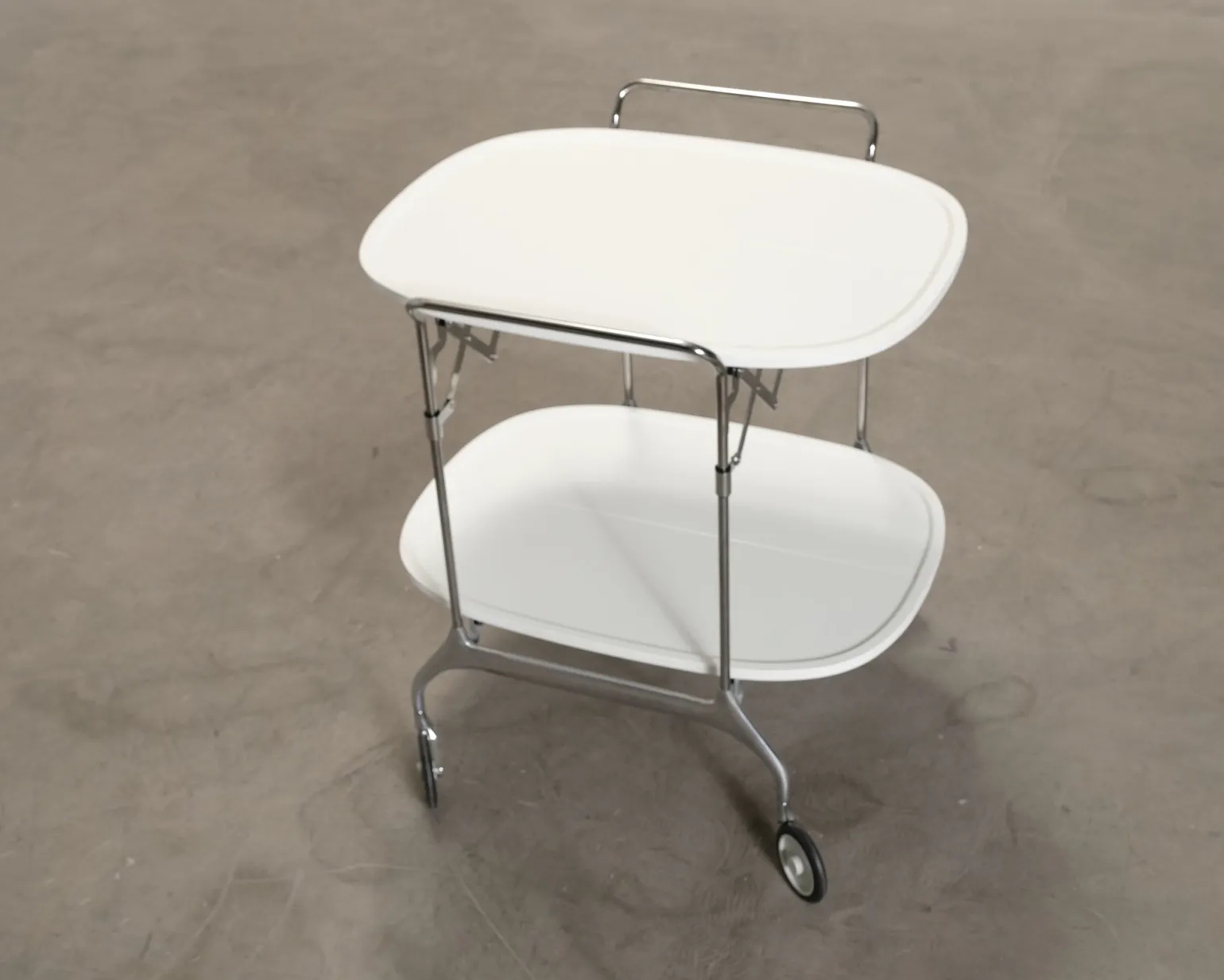 Kartell Gastone Serveringsvagn Cream