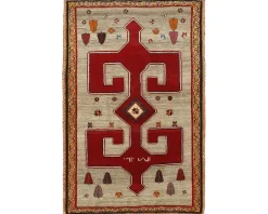 Kashghai orientalisk matta 134 x 208 cm