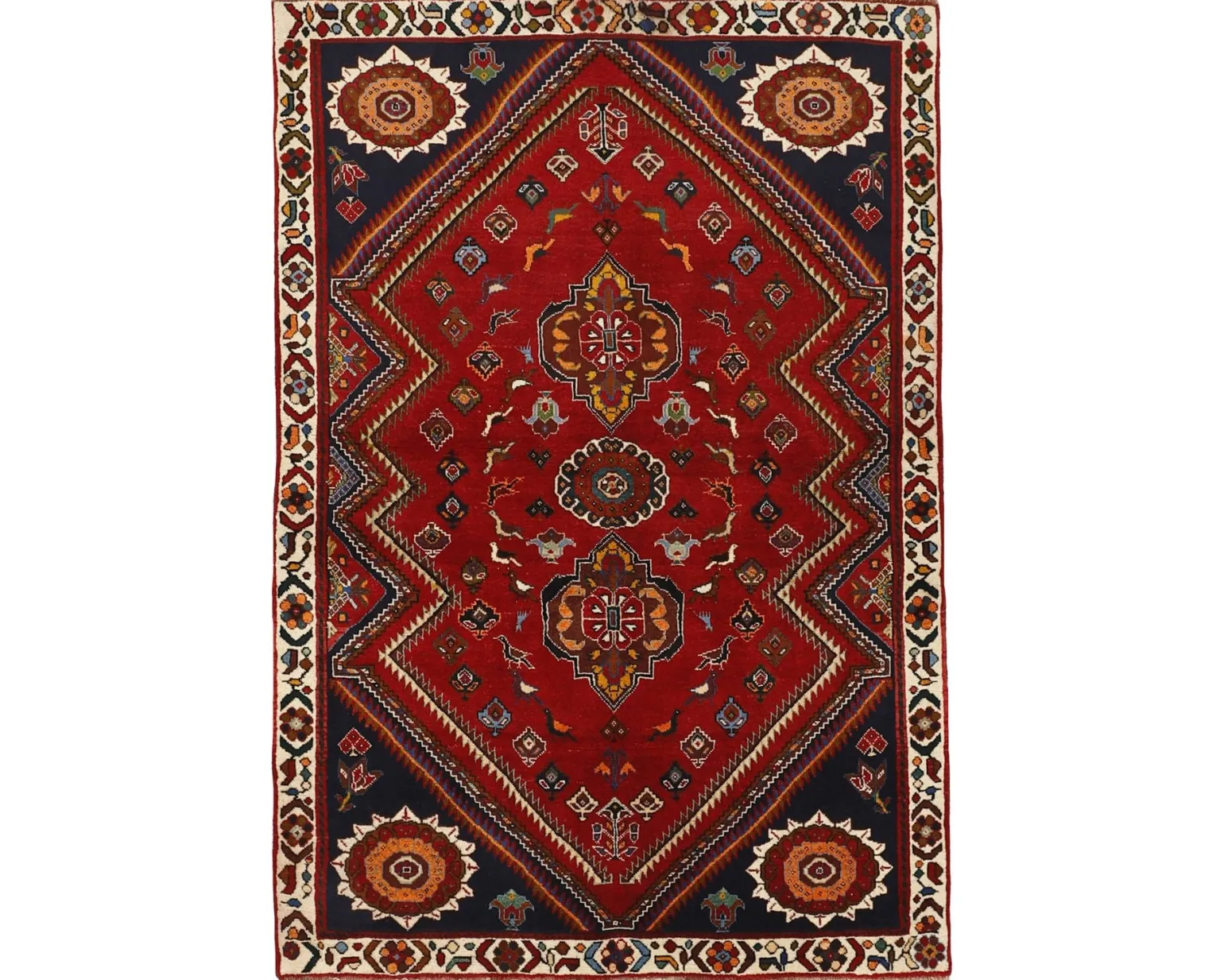 Kashghai orientalisk matta 128 x 190 cm