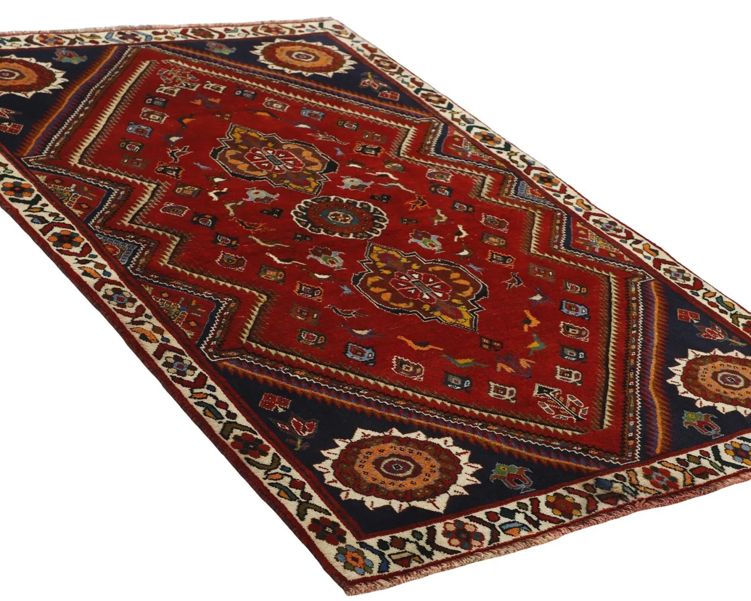Kashghai orientalisk matta 128 x 190 cm