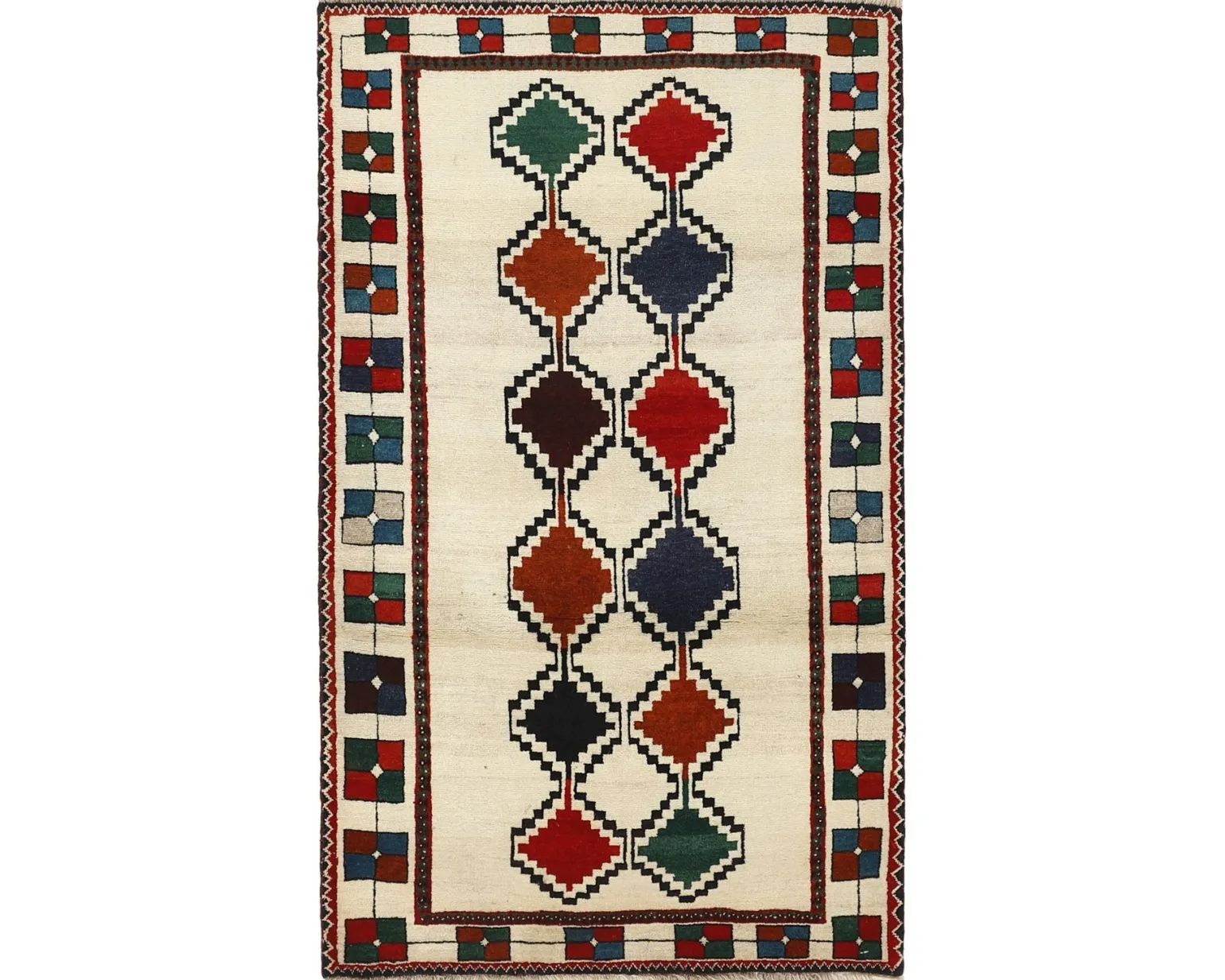 Kashghai orientalisk matta 117 x 201 cm