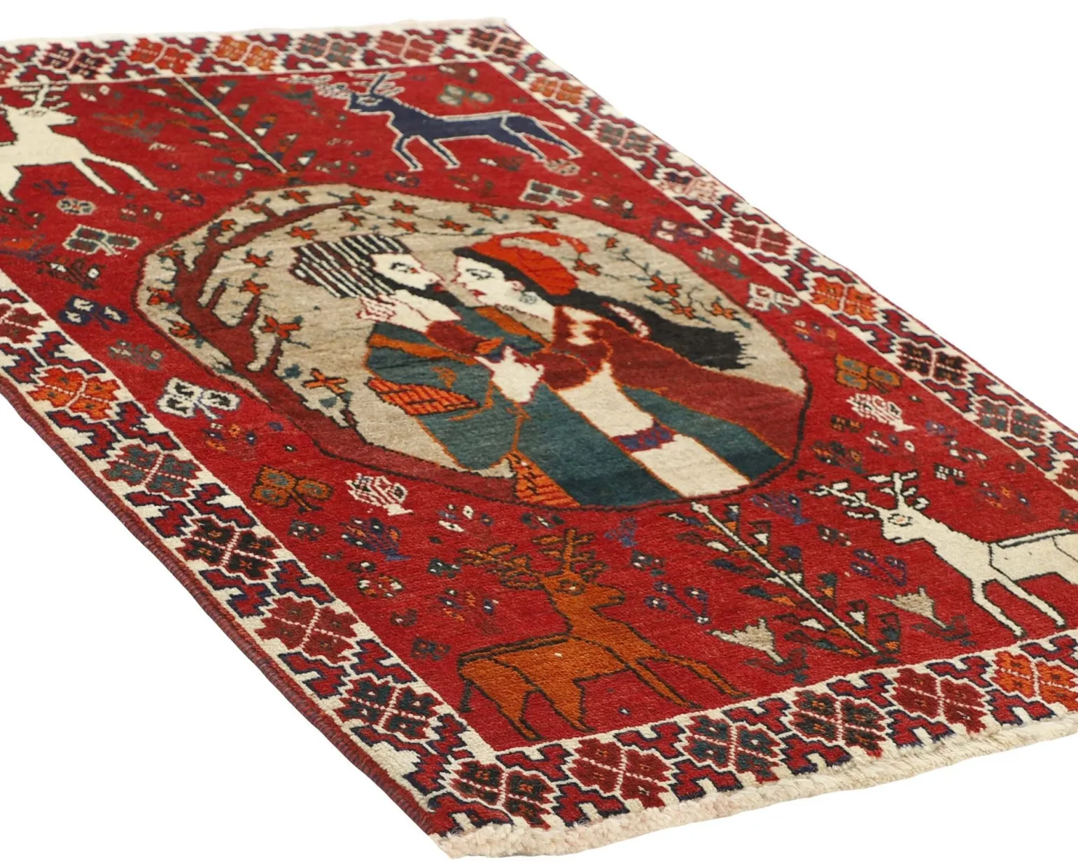 Kashghai orientalisk matta 108 x 156 cm