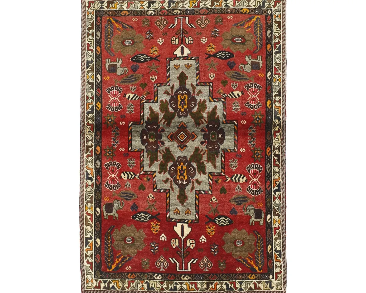 Kashghai orientalisk matta 108 x 152 cm