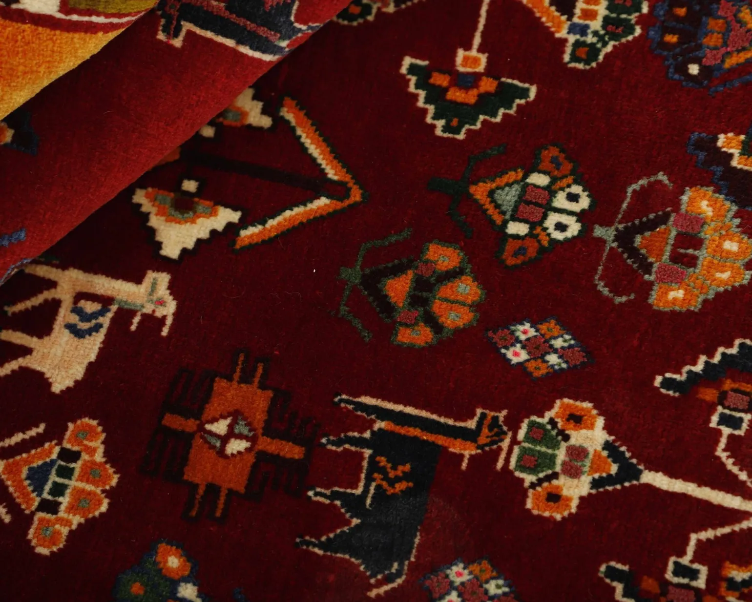 Kashghai orientalisk matta 116 x 200 cm