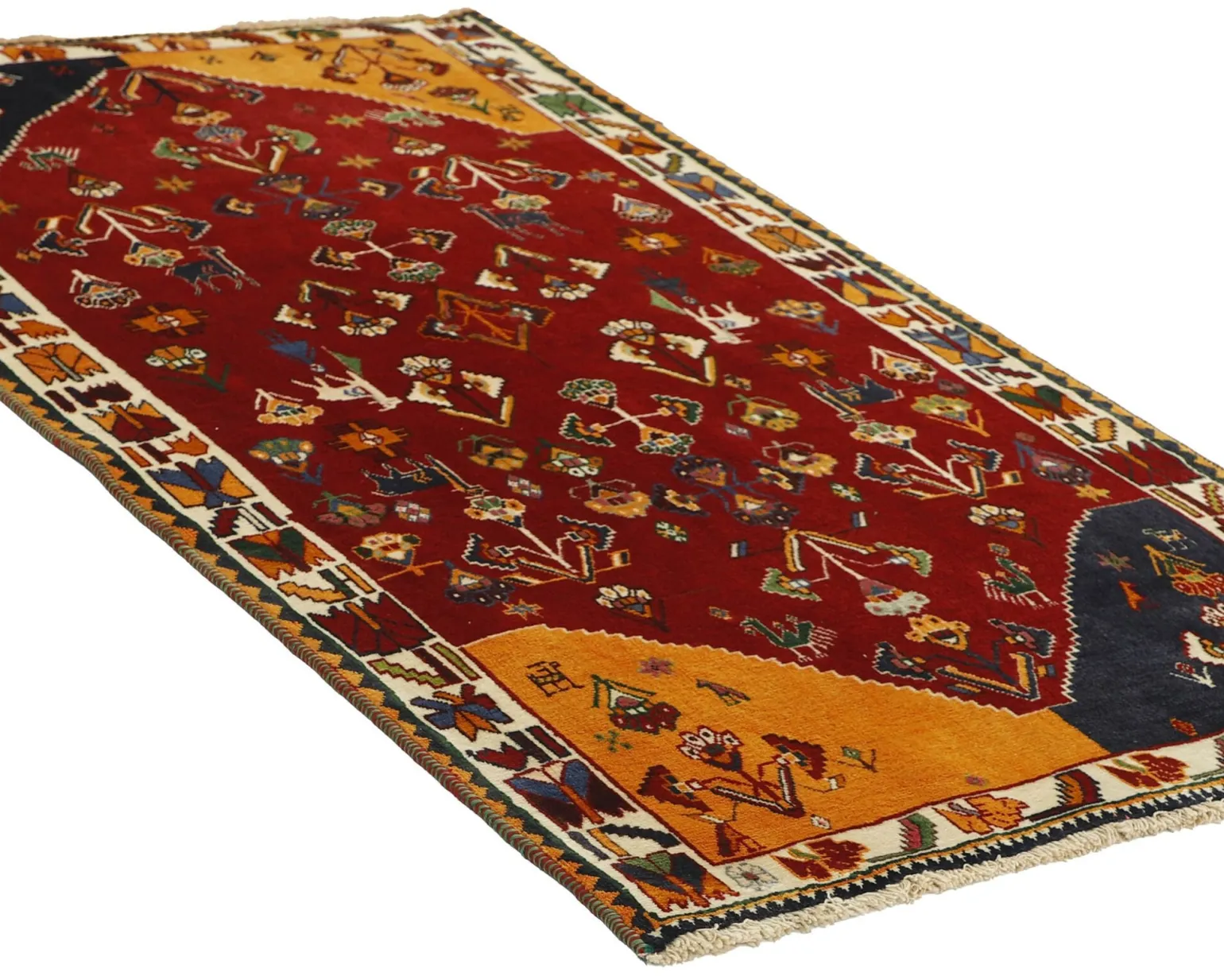 Kashghai orientalisk matta 116 x 200 cm