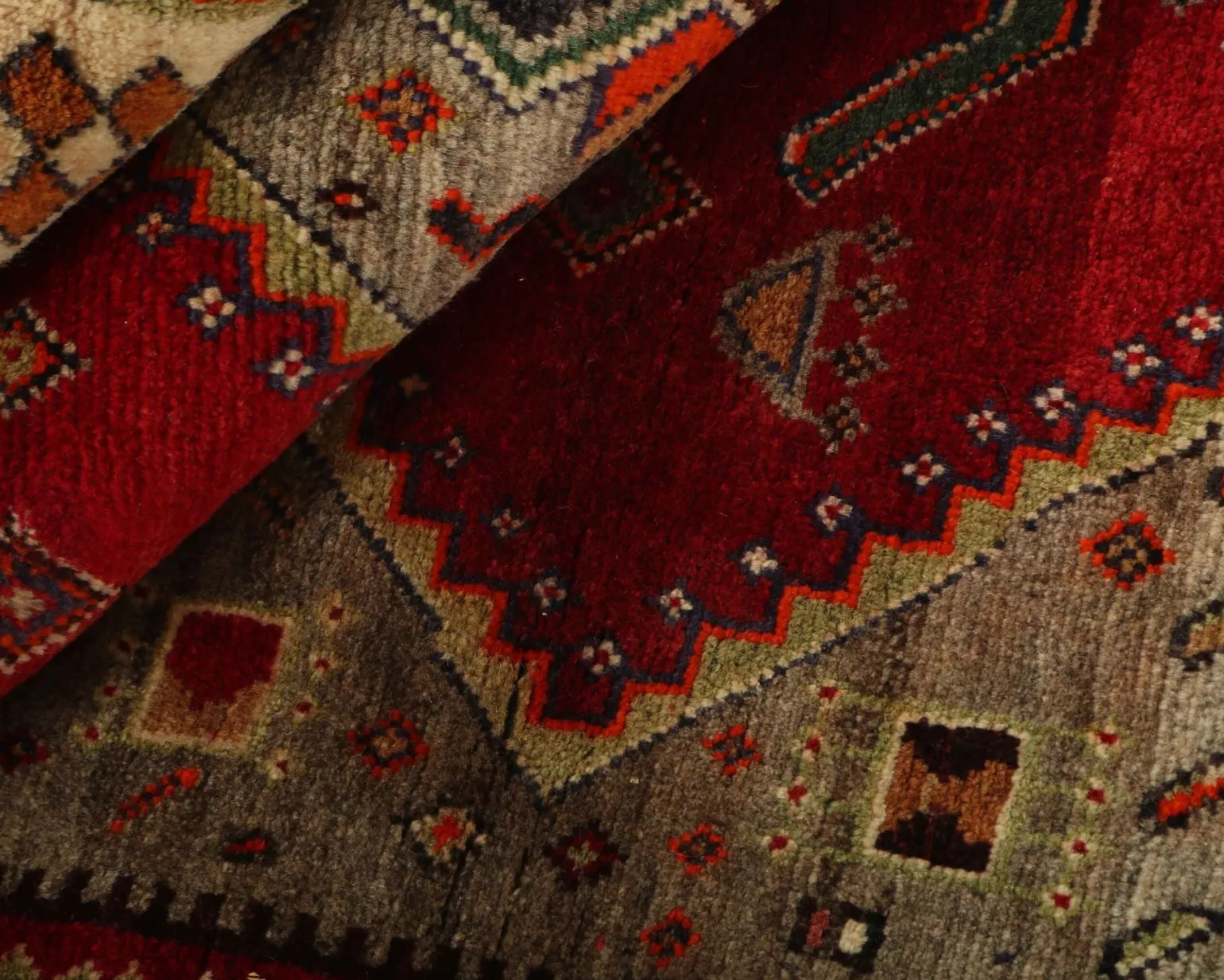 Kashghai orientalisk matta 109 x 209 cm