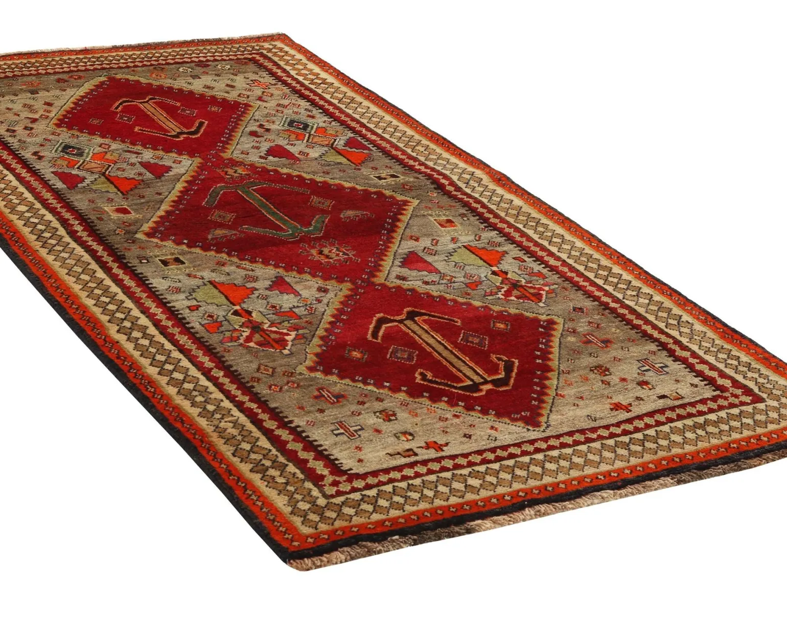 Kashghai orientalisk matta 109 x 209 cm
