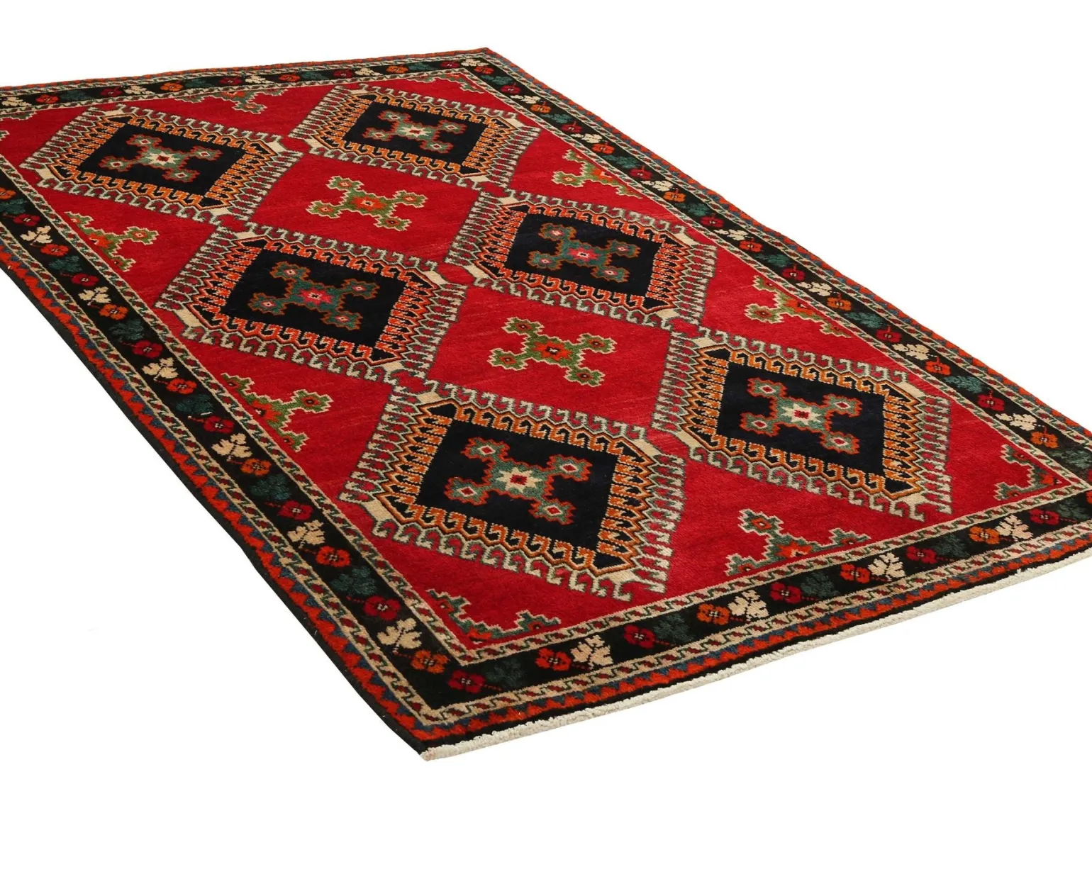 Kashghai orientalisk matta 123 x 186 cm