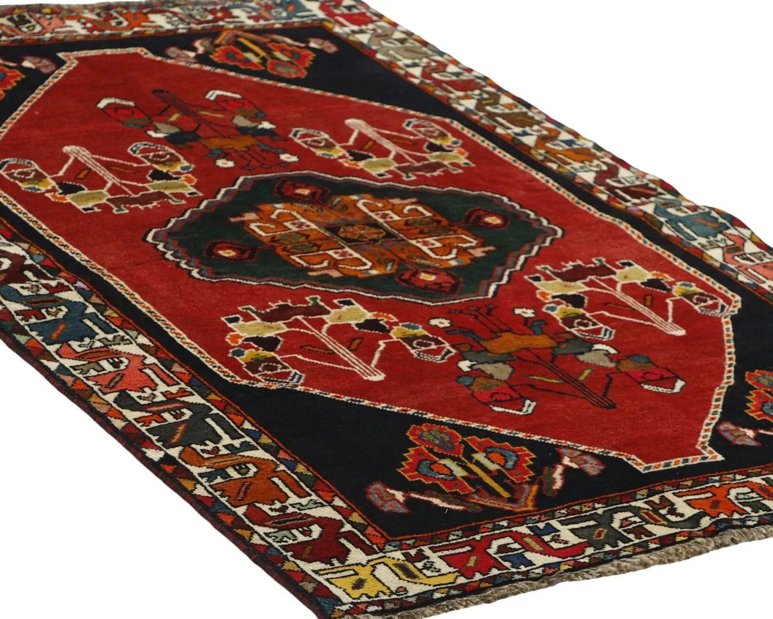 Kashghai orientalisk matta 123 x 171 cm