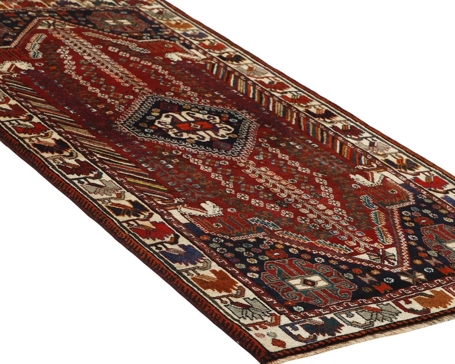 Kashghai orientalisk matta 127 x 222 cm
