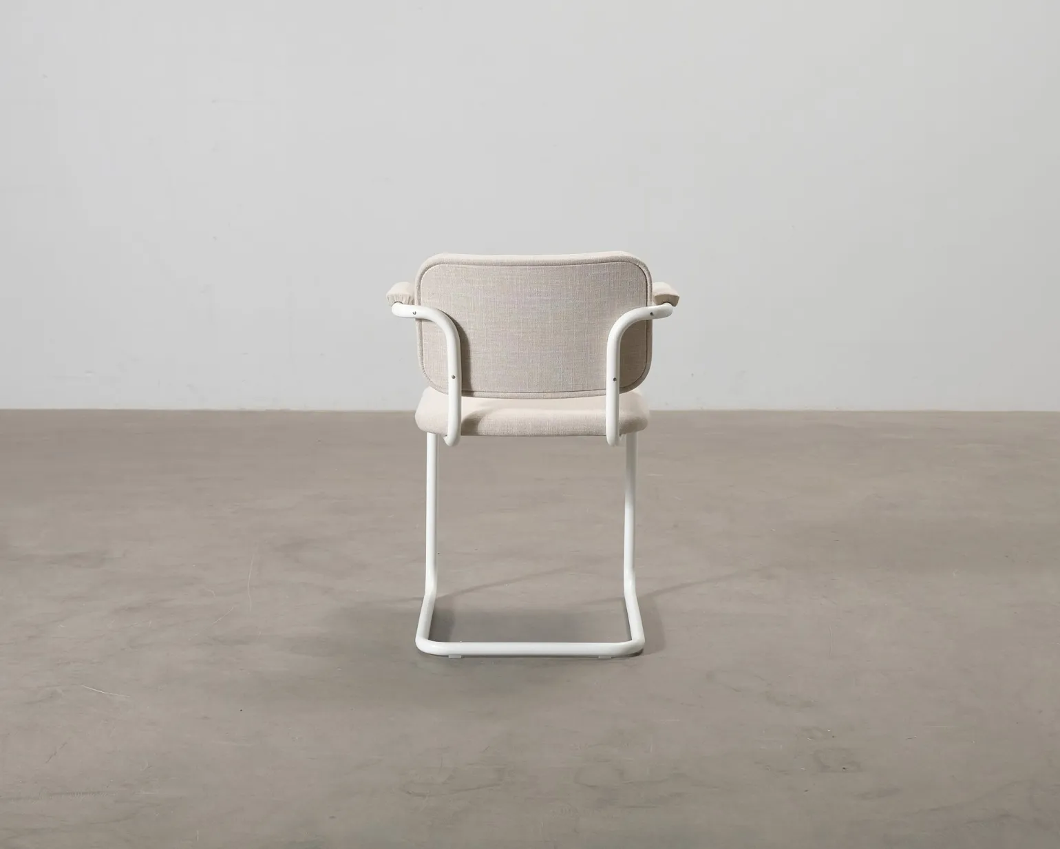 Knoll Cesca stol med armstöd beige / vit