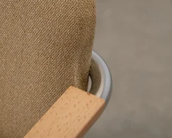 Knoll Cesca stol med armstöd brun / bök