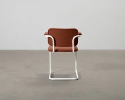 Knoll Cesca stol med armstöd terrakotta / vit