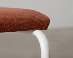 Knoll Cesca stol med armstöd terrakotta / vit