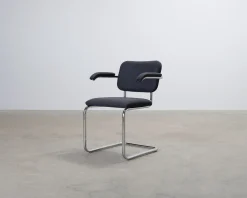 Knoll Cesca stol mörkgrå