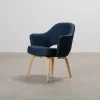 Knoll Eero Saarinen Executive Chair stol blå