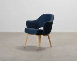 Knoll Eero Saarinen Executive Chair stol blå