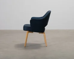 Knoll Eero Saarinen Executive Chair stol blå