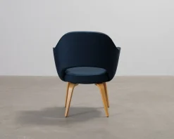 Knoll Eero Saarinen Executive Chair stol blå