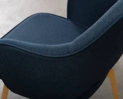Knoll Eero Saarinen Executive Chair stol blå