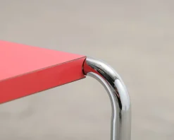 Knoll Laccio soffbord röd