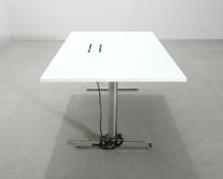 Konferensbord vit 100 x 140 cm