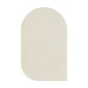 Layered Circular ullmatta 180 x 270 cm Bone White