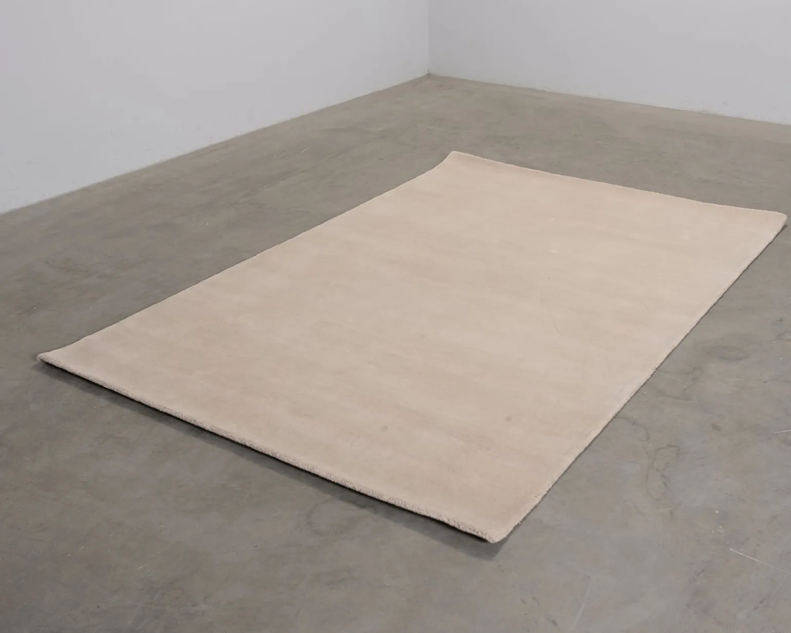 Layered Classic Solid Wool ullmatta 180 x 270 cm Oatmeal