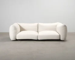 Layered Lotta Agaton 2-sits soffa naturvit