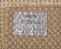 Layered Sisal Plain matta 75 x 240 cm natural