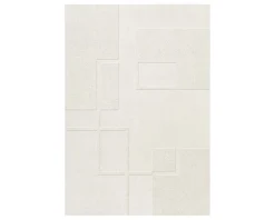 Layered Swedish Grace matta 300 x 400 cm benvit