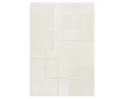 Layered Swedish Grace matta 250 x 350 cm benvit