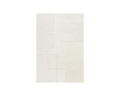 Layered Swedish Grace ullmatta 250 x 350 cm naturvit