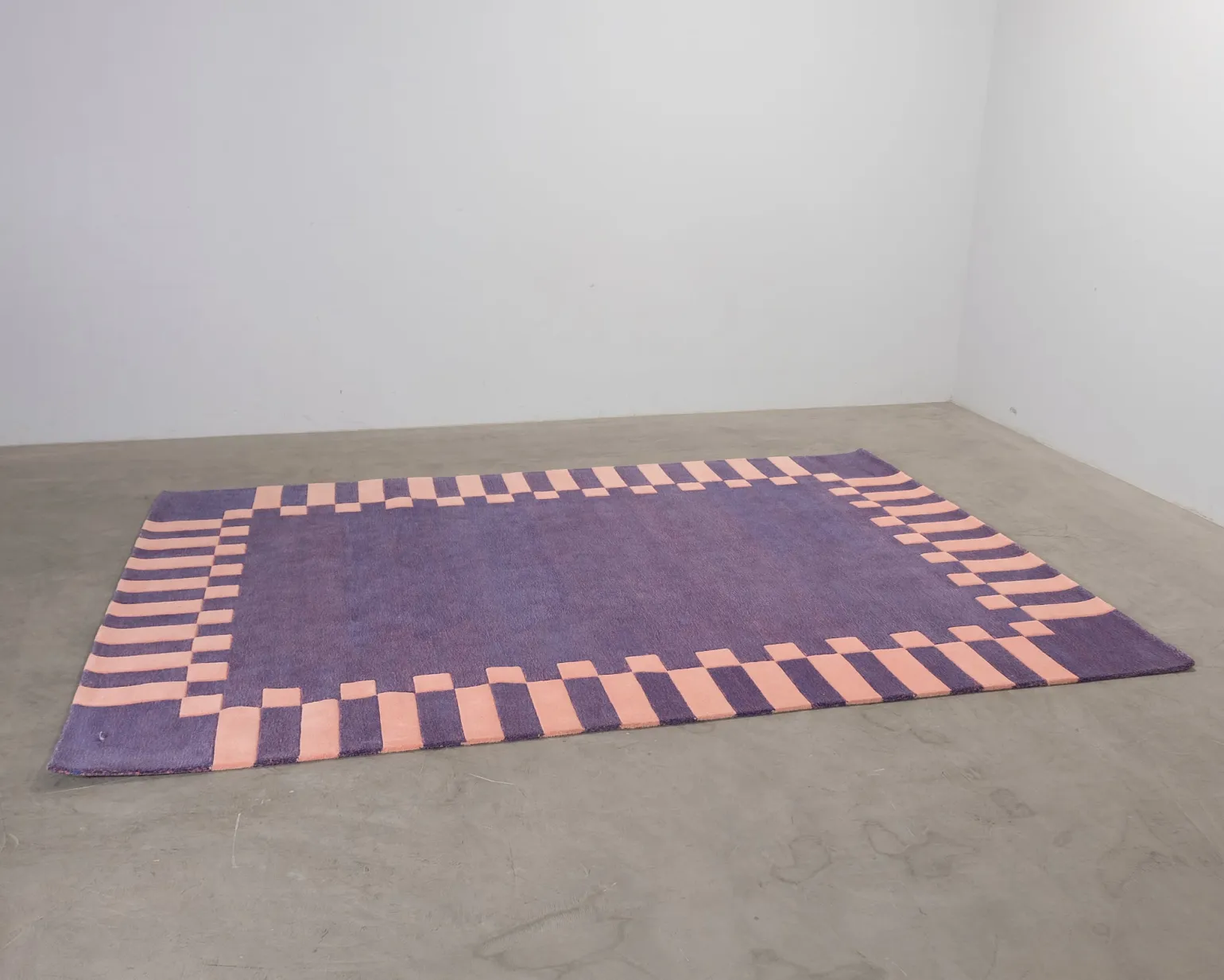 Layered Teklan Frame ullmatta 250 x 350 cm Cobalt Salmon