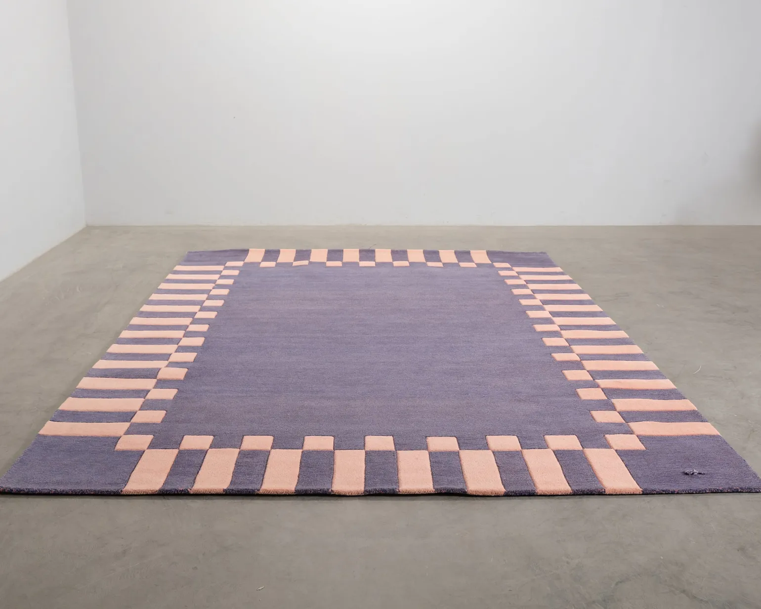 Layered Teklan Frame ullmatta 250 x 350 cm Cobalt Salmon