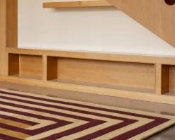Layered Teklan Labyrinth ullmatta 180 x 270 cm Mulberry Sand
