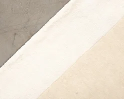 Layered Wool Border ullmatta 295 x 400 cm Bone White
