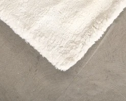 Layered Wool Border ullmatta 295 x 400 cm Bone White