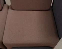 LoOok Industries 2-sits Area soffa brun / grå