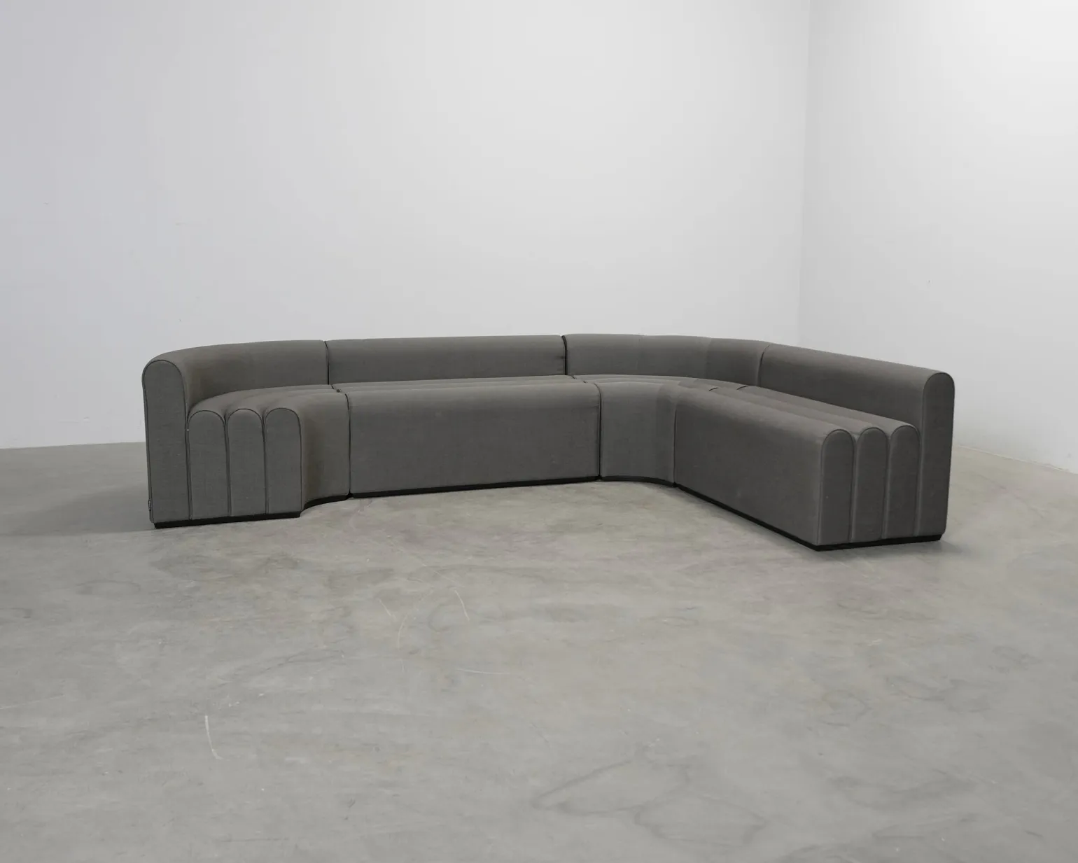 Lounge hörnsoffa mörkgrön