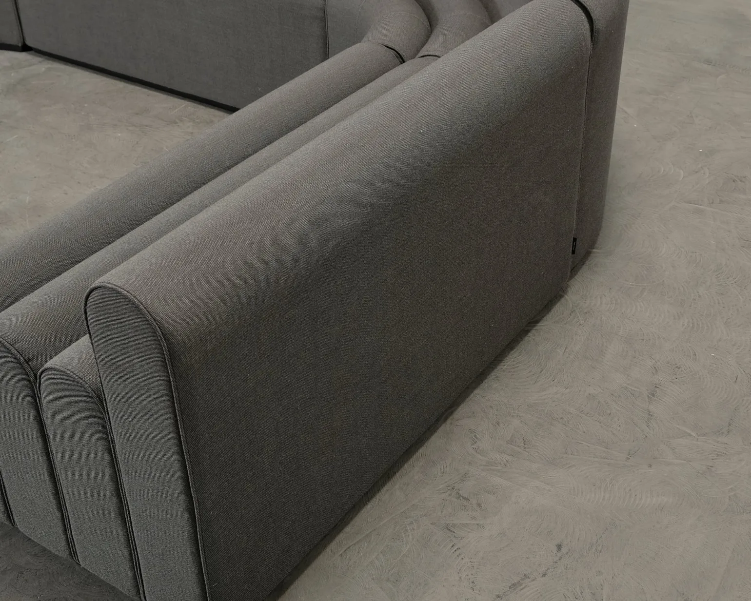 Lounge hörnsoffa mörkgrön
