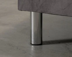 Lux sängram 80 x 200 cm grå