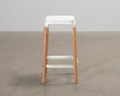 Mags Steelwood barpall björk / vit