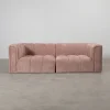 Maison Heritage Adams 2-sits soffa rosa
