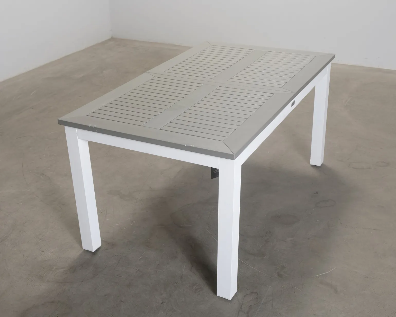 Matgrupp för utomhusbruk grå / vit