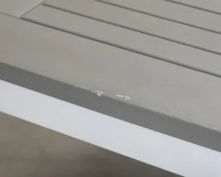 Matgrupp för utomhusbruk grå / vit