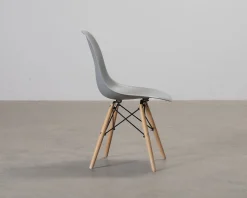 Matstol grå, set om 2